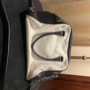 Black and white Michael Kors bag